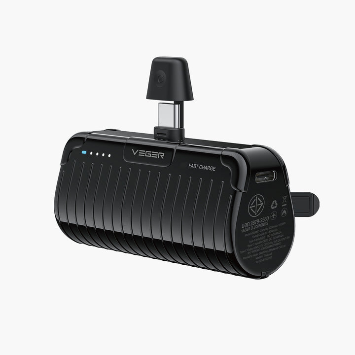 แบตเตอรี่สำรอง Veger Powerbank P5-C Pro พาวเวอร์แบงค์ ชาร์จเร็ว พาสเทล