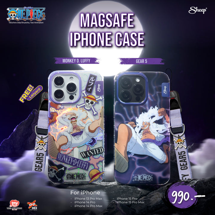 เคสไอโฟนแม่เหล็กกันกระแทก ลูฟี่ เกียร์5 luffy gear5 iphonecase onepiece