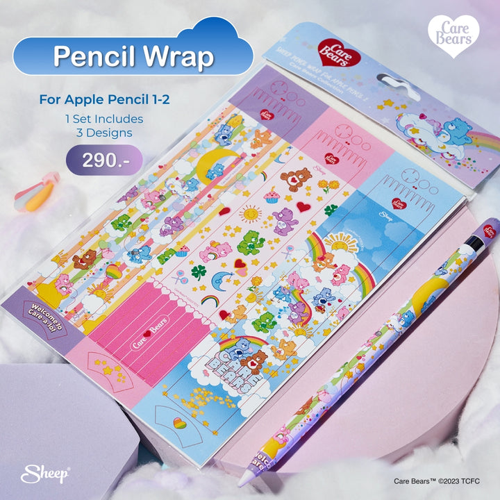 สติกเกอร์ติดปากกาไอแพด Pencil Wrap ลายแคร์แบร์แท้