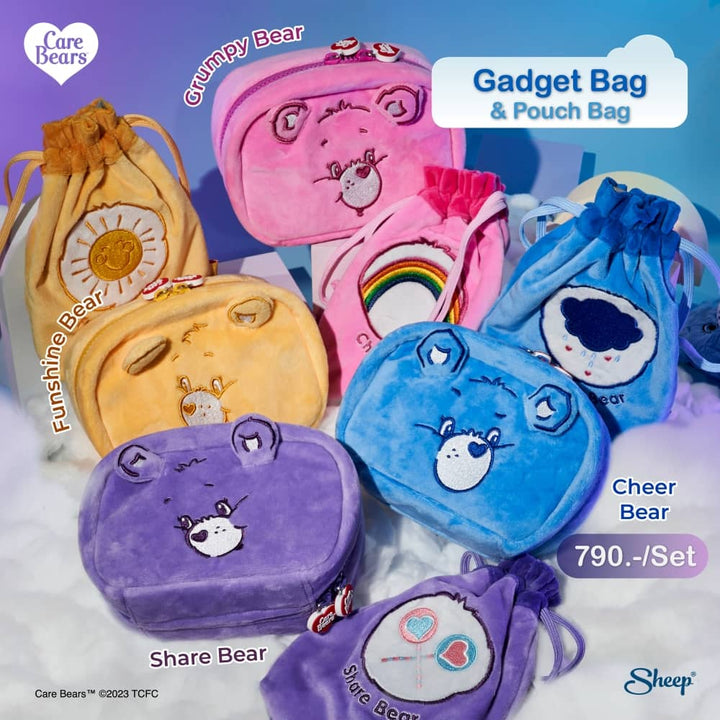 กระเป๋าใส่ของ กระเป๋า Gadget ลาย Care Bears ของแท้