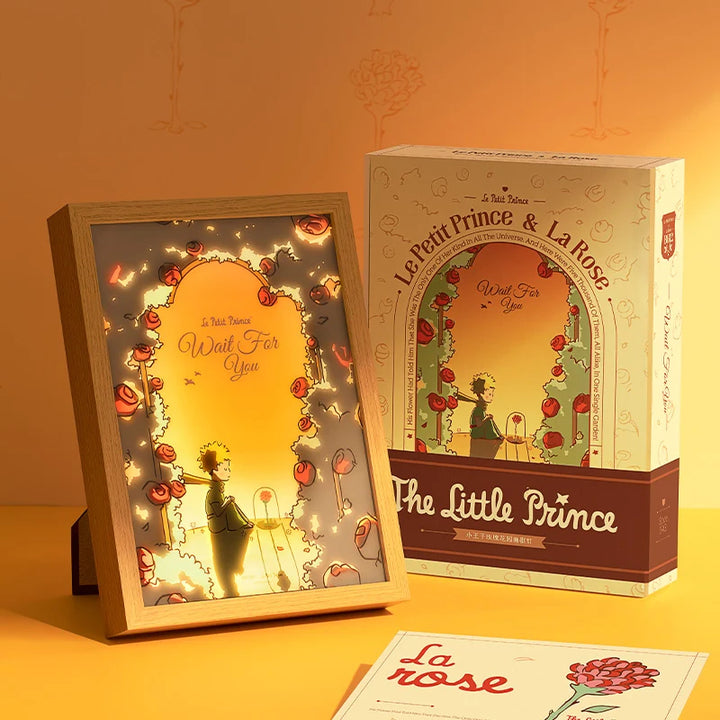 โคมไฟกรอบรูป เจ้าชายน้อย The Little Prince Rose Garden ลิขสิทธิ์แท้ แบบ Rose Edition | Martube รูปที่ 5