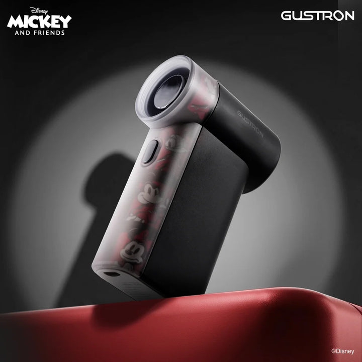 พัดลมพกพา Gustron Mickey Racing สีดำ มิกกี้เมาส์ ลิขสิทธิ์แท้ Disney