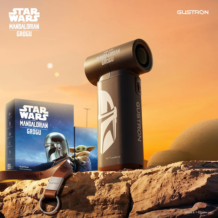 พัดลมพกพา Gustron Turbo Fan ลาย The Mandalorian Star Wars ลิขสิทธิ์แท้