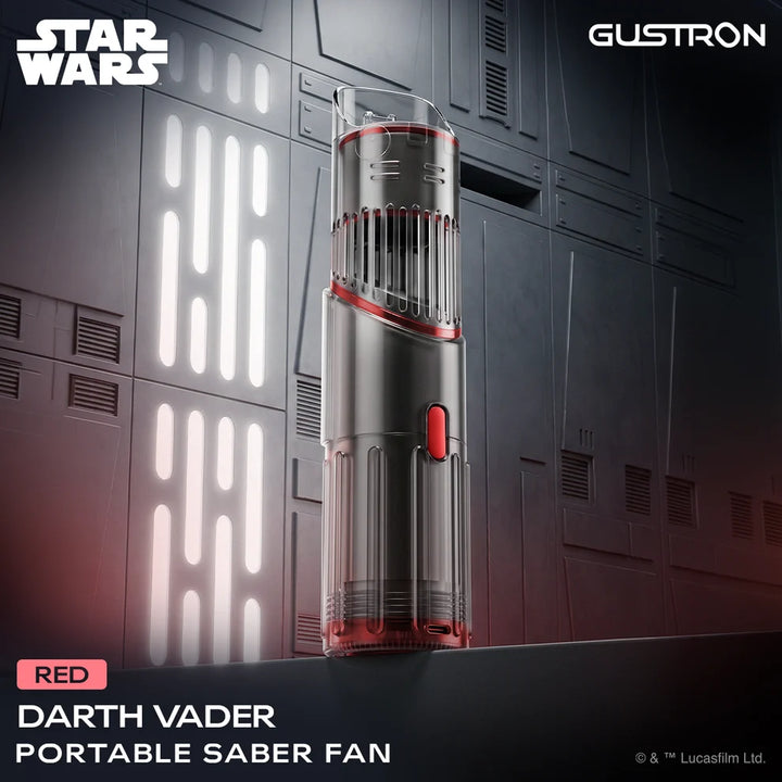พัดลมพกพา Gustron ไลท์เซเบอร์ Darth Vader สีแดง Star Wars ลิขสิทธิ์แท้