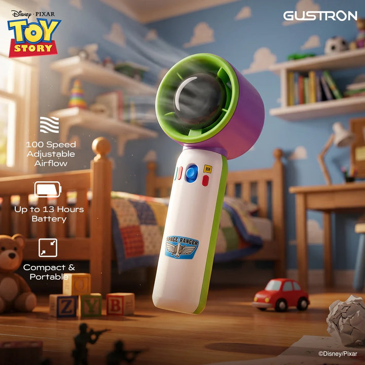 พัดลมพกพา Gustron Super Power ลาย Buzz Lightyear บัซไลท์เยียร์ ลิขสิทธิ์แท้