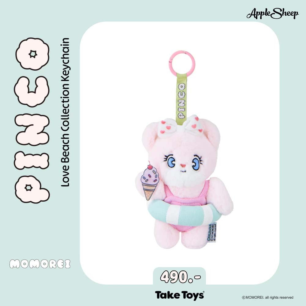 พวงกุญแจ Momorei Summer Love Beach ลาย Pinco โมโมเรอิ ลิขสิทธิ์แท้
