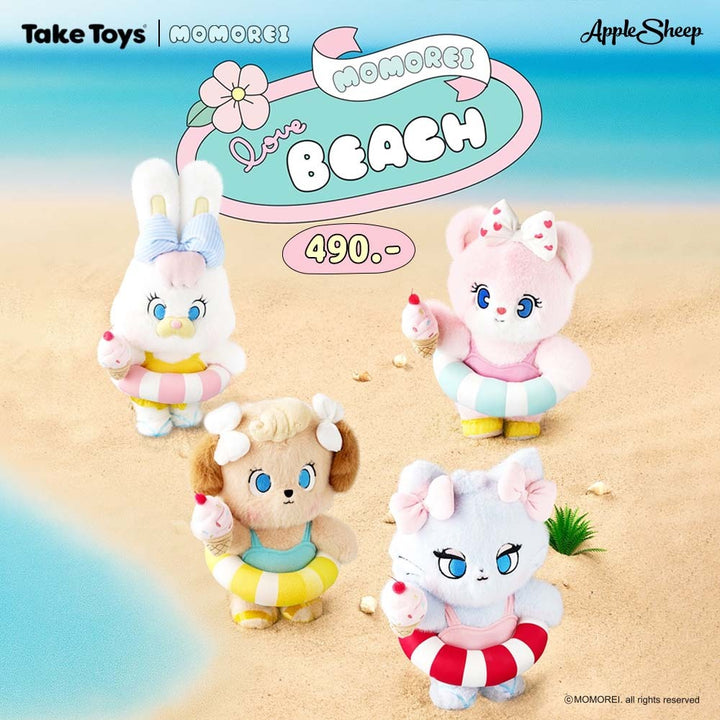 พวงกุญแจ Momorei Summer Love Beach โมโมเรอิ ลิขสิทธิ์แท้ Take Toys ครบ 4 คาแรกเตอร์
