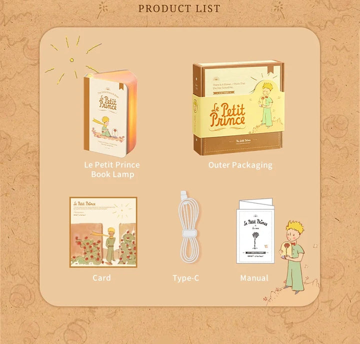โคมไฟหนังสือ เจ้าชายน้อย The Little Prince Book Style ลิขสิทธิ์แท้ | Martube รูปที่ 6