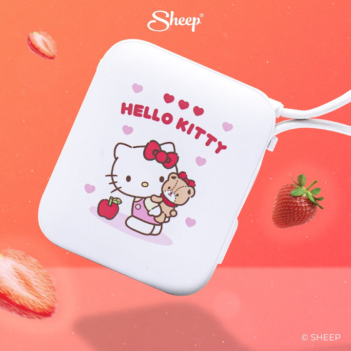 SHEEP Spark Hello Kitty เฮลโล คิตตี้ แบตสำรอง 10000mAh มีสาย USB-C และ Lightning ในตัว