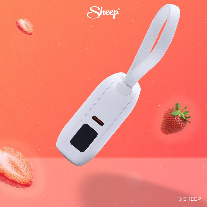 SHEEP Spark Hello Kitty พาวเวอร์แบงค์ถือขึ้นเครื่องบินได้ น้ำหนักเบา 171 กรัม ลิขสิทธิ์แท้ Sanrio