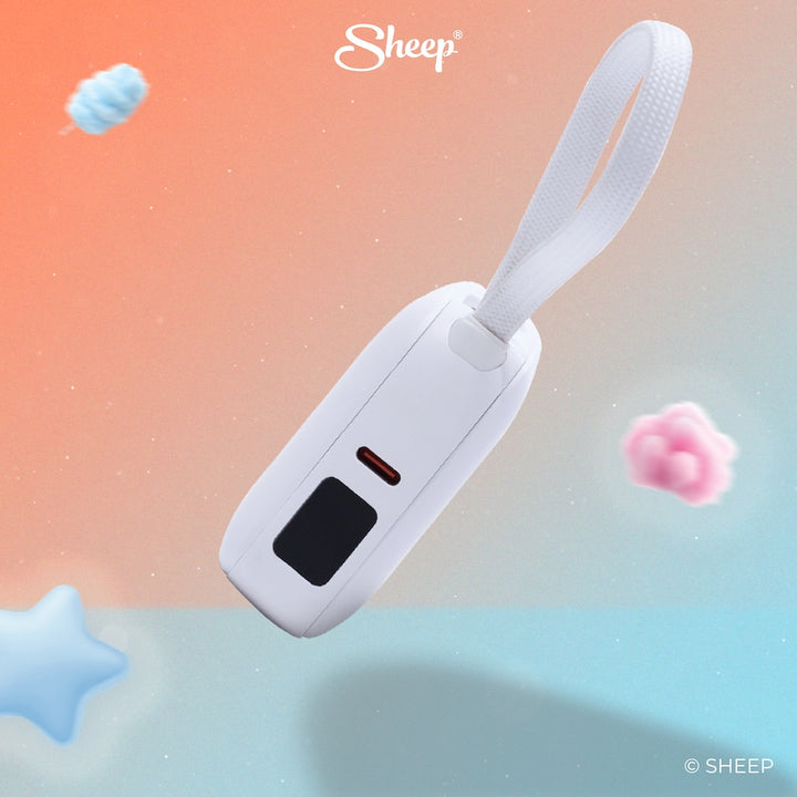 SHEEP Spark Cinnamoroll แบตสำรองถือขึ้นเครื่องบินได้ Airplane Allowed ขนาด 62.7 x 72.8 x 27.2 มม.