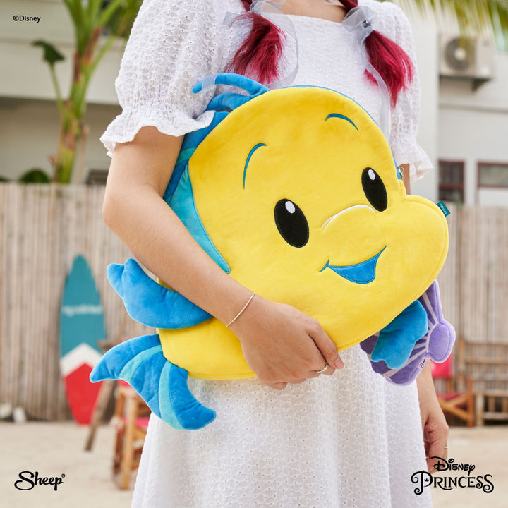 Girl ariel sea character กระเป๋าไอแพดนุ่ม Flounder The Little Mermaid