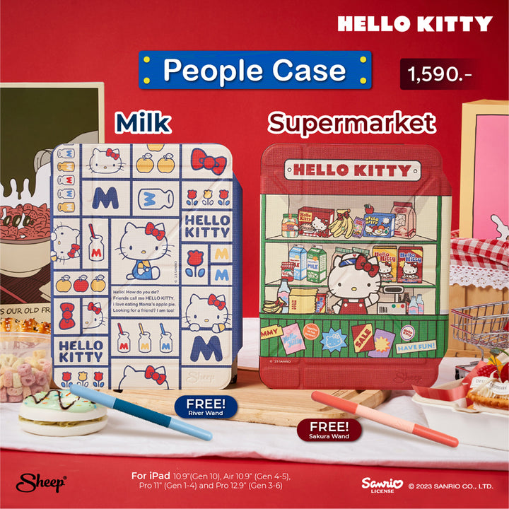 เคสไอแพด Hello Kitty เคสใส่ปากกาได้
