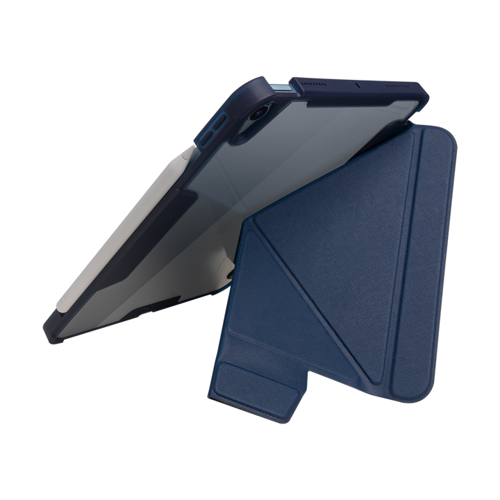 Case iPad iPad Air5 Air4 กันกระแทก สีน้ำเงิน(Navy Blue) พับแนวตั้ง