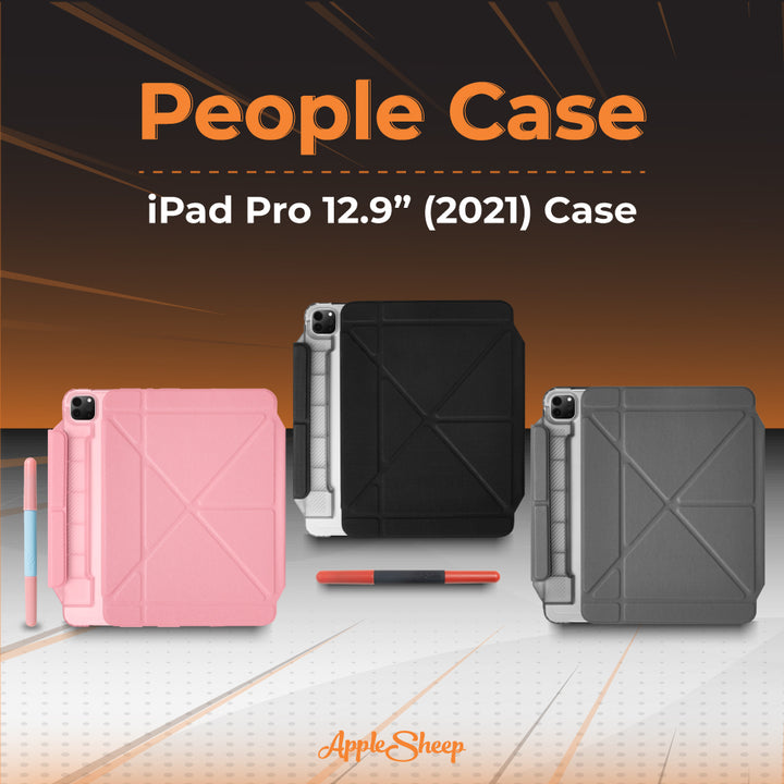 เคสไอแพดโปร 12.9 เจน5 Case iPad Pro 12.9 Gen 5 2021 สีดำ ชมพู เทา