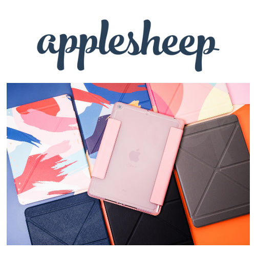 ด้านหลัง Case ipad gen7 Origami  สีชมพู