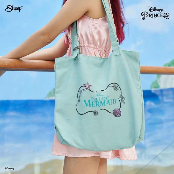กระเป๋า Tote Ariel The Little Mermaid ส่งฟรี คุณภาพดี กระเป๋าเนื้อผ้าดี