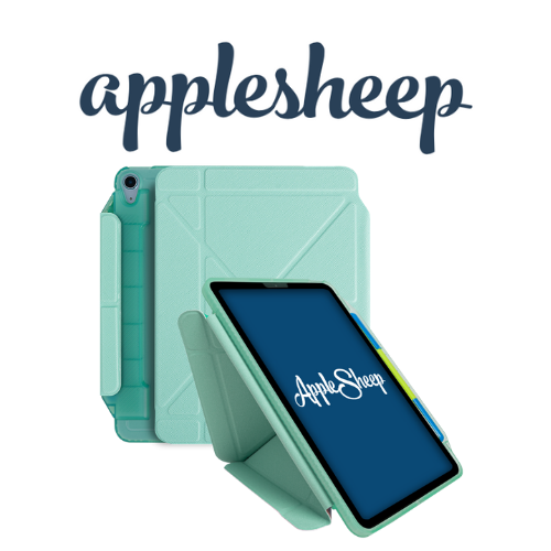 Case iPad Air5 Air4 สีเขียว (Green Mint) ใส่ปลอกปากกาไอแพด