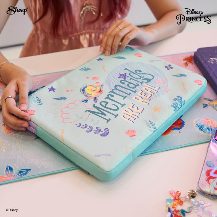 Escort  กระเป๋า iPad Ariel The Little Mermaid แถมเข็มกลัดเซบาสเตียน ฟาวเดอร์