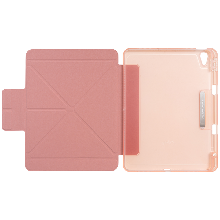 เคส iPad แอร์4 Air5 / Air4 มีรางปากกา สีชมพู ด้านใน