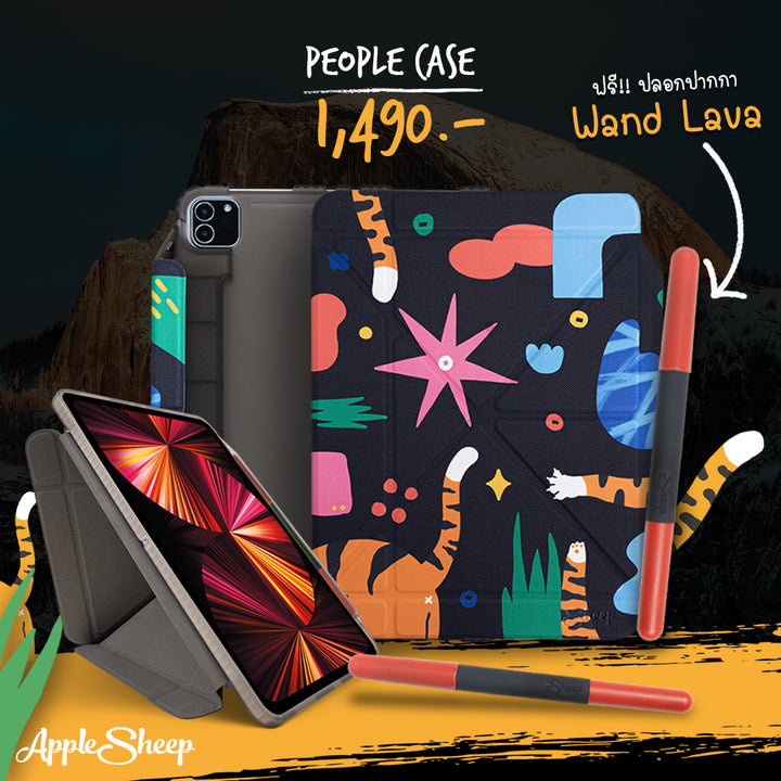 เคสไอแพด People Case iPad Pro11 Pro10.5 Air5 Air4ลาย Tiger