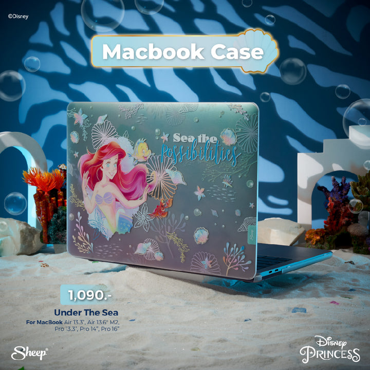 เคส Macbook Ariel The Little Mermaid ของลายแอเรียล ลดรอยขีดข่วน