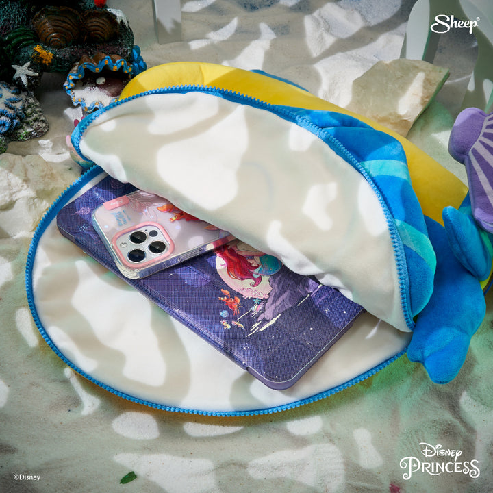 กระเป๋าไอแพด Flounder The Little Mermaid Sheep Furry Sleeve  bag