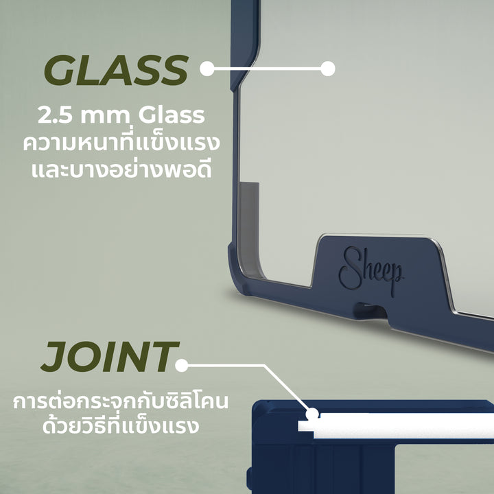 เคสไอแพดกันงอ iPad Air5 Air4 ขอบกันกระแทก หลังใส ทนทาน