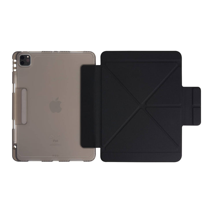 Case iPad เคส ไอแพด โปร11 เจน3 M1 สีดำ(Black) ด้านหลัง ปกพับจีบ