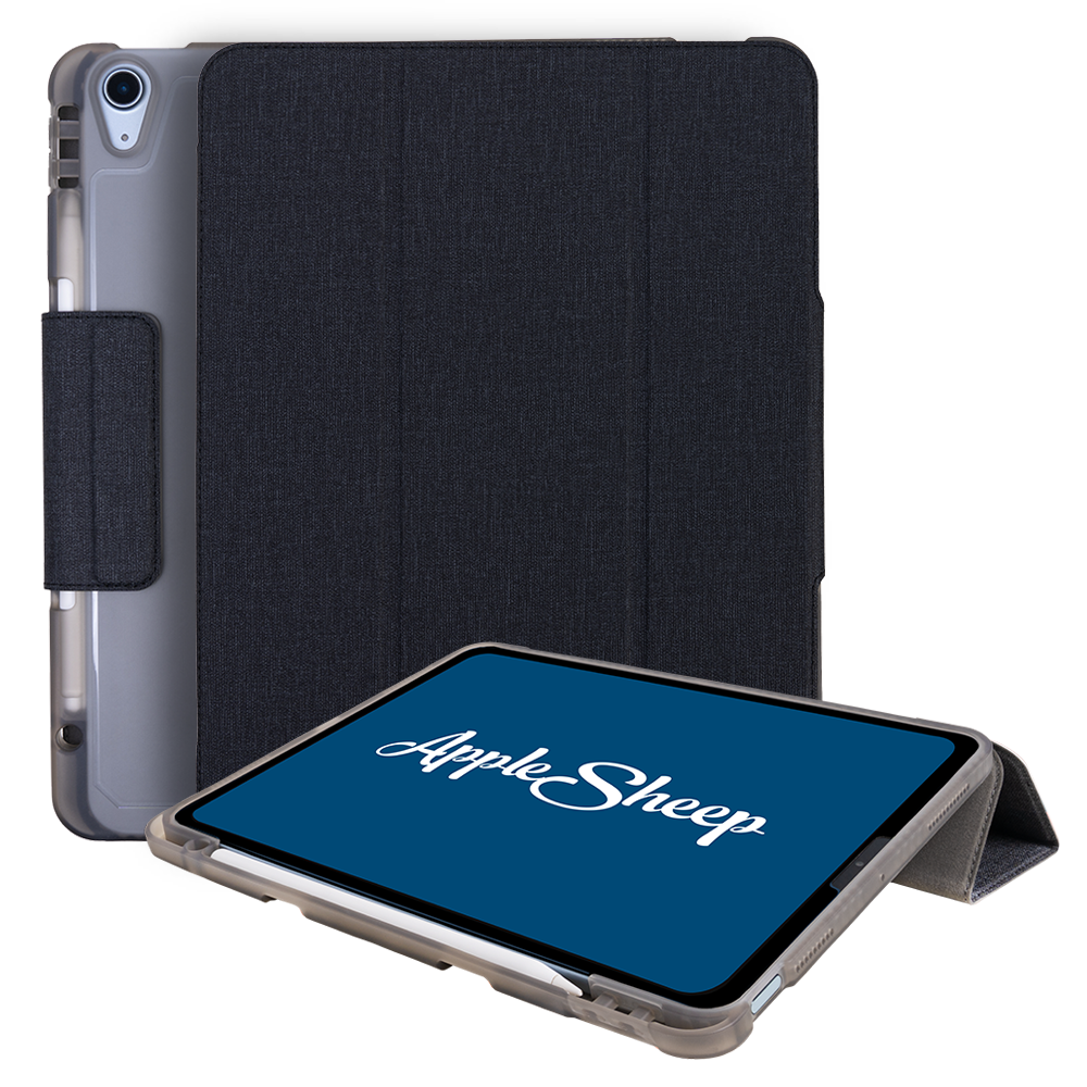Case iPad Air4 Air5 Sheep Trifold สีดำ พับได้ แนวนอน มีรางปากกา