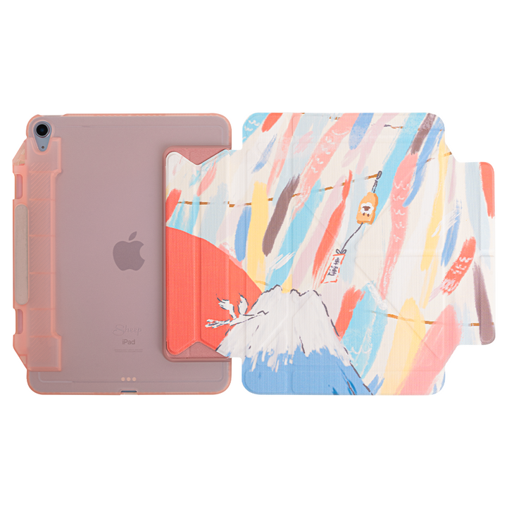 เคสไอแพดโปร 12.9 เจน5 Case iPad Pro 12.9 Gen 5 2021 ลาย Fuji พับแนวตั้ง พับแนวนอน ใส่ปลอกปากกา