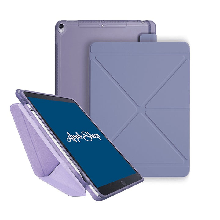 เคสไอแพด Case iPad Pro10.5 ตั้งได้ทั้งแนวตั้งและแนวนอน สีม่วง