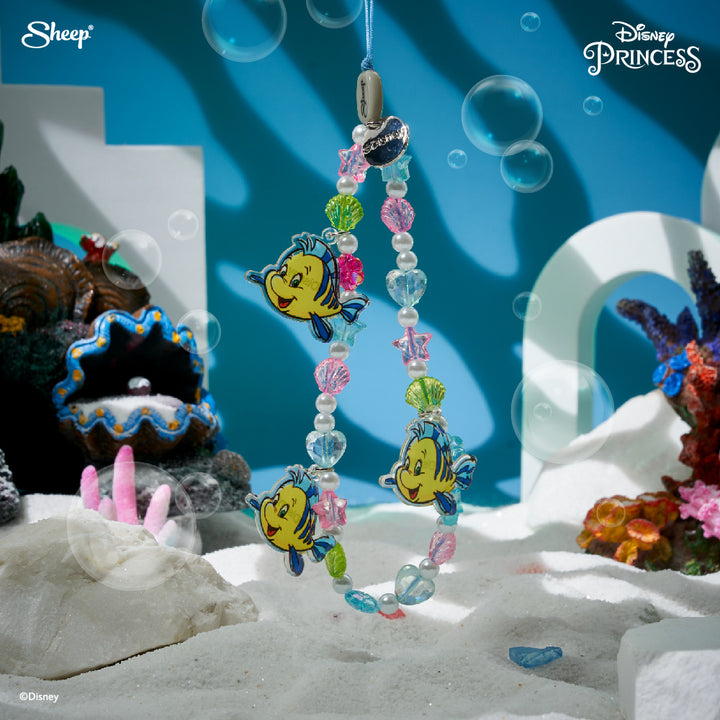 ของแอเรียล Phone Charm the Little Mermaid สายคล้องกันตก