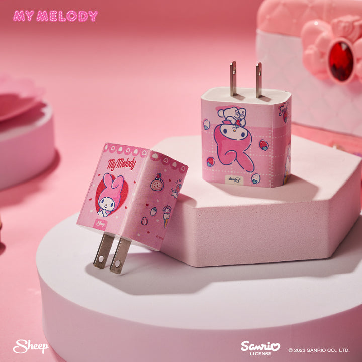 สติ้กเกอร์ที่ชาร์จไอโฟน Sanrio