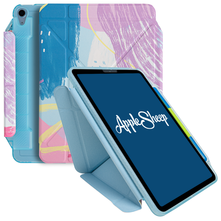 เคสไอแพด แอร์5 แอร์4 (Case iPad Air5 Air4) Unicorn พับแนวตั้ง ใส่ปลอกปากกา มีรางปากกา ใส่เคสปากกา