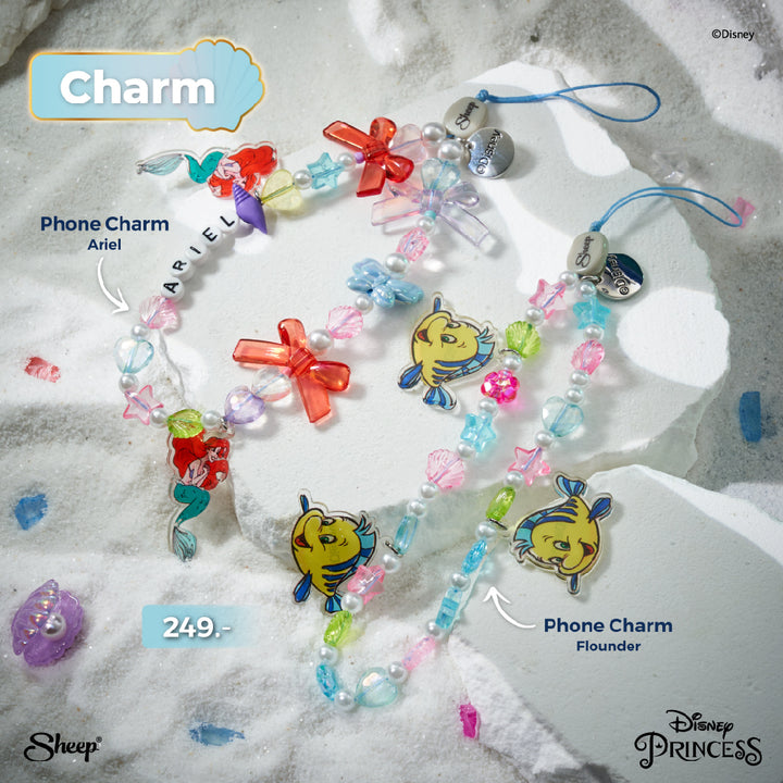 สายคล้องโทรศัพท์มือถือ Phone Charm the Little Mermaid