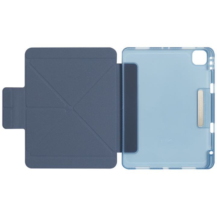 Case iPad Pro 11 M1 Gen3 สีน้ำเงิน(Navy blue) ด้านใน มีรางปากกาไอแพด
