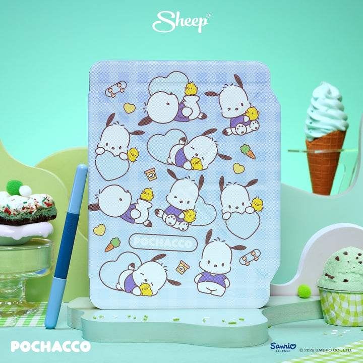pochacco ipad case เคสไอแพด โปเชโกะ ซานริโอ้ ลิขสิทธิ์แท้ sanrio แถม ปลอกปากกา ซานริโอ้ กันกระแทก กันงอ เคสโปเชโกะ