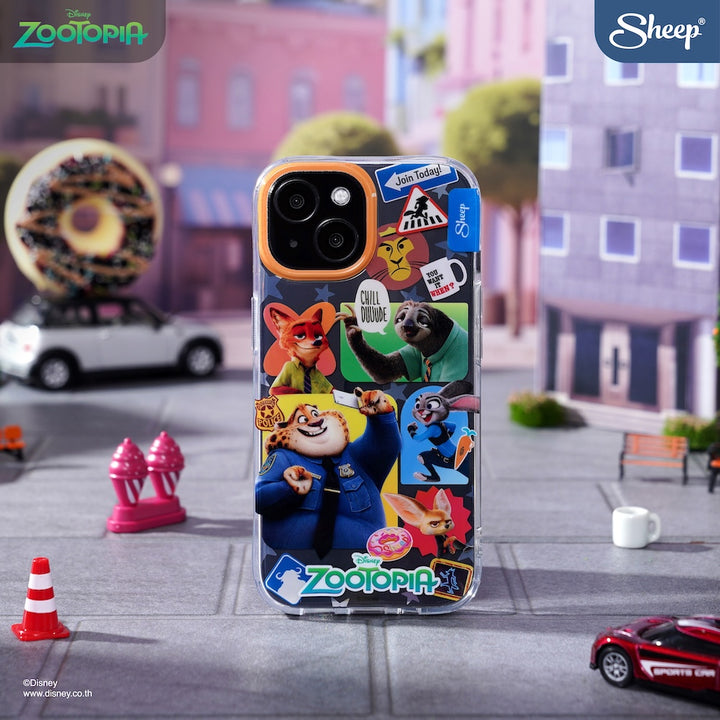เคสไอโฟน ซูโทเปีย ลายตัวละคร zootopia ดิสนีย์ โชว์สีเครื่อง iPhone case