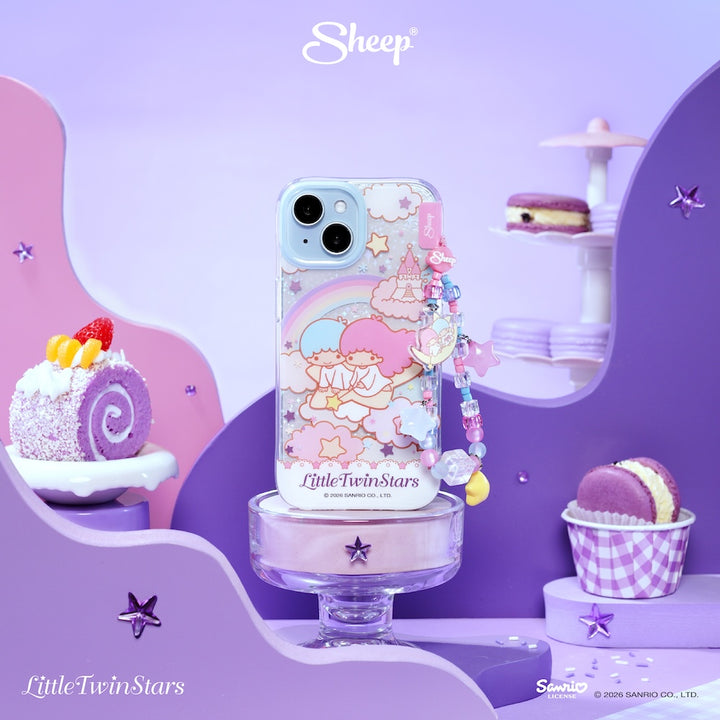 kiki lala little twin stars iphone case เคส ไอโฟน ลิตเติ้ลทวินสตาร์ ลิขสิทธิ์แท้ sanrio สีม่วง ลายน่ารัก ซานริโอ้ มีของแถม