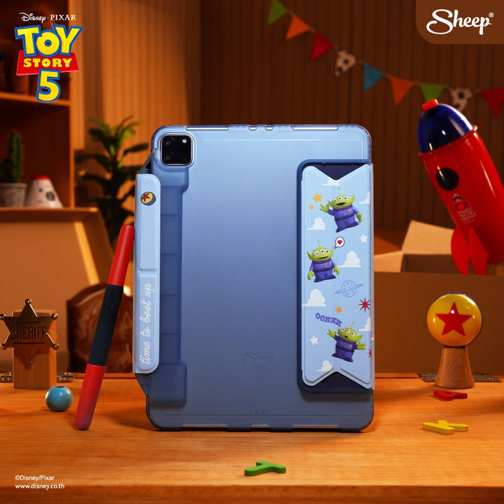 เคส ไอแพด ทอย สตอรี่ สีฟ้า ipad case toy story 5 กันกระแทก กันงอ ลิขสิทธิ์แท้ disney pixar