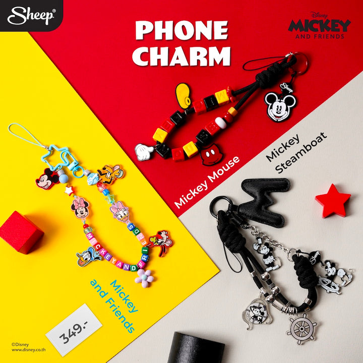 สายห้อยมือถือ มิคกี้ เม้าส์ mickey mouse phone charm strap ดิสนีย์