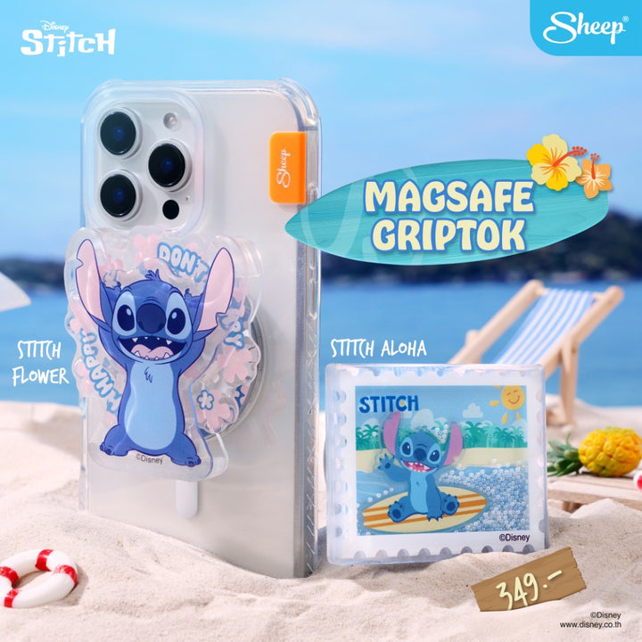 Griptok Stitch ที่แปะโทรศัพท์ Stitch ของใช้คู่เคส ที่ตั้งโทรศัพท์ ของน่ารัก
