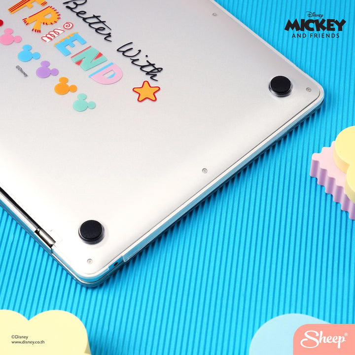 เคส macbook case mickey and friends เคสแมคบุ๊ค มิคกี้ เม้าส์ กันรอยนิ้ว สกรีนพรีเมี่ยม