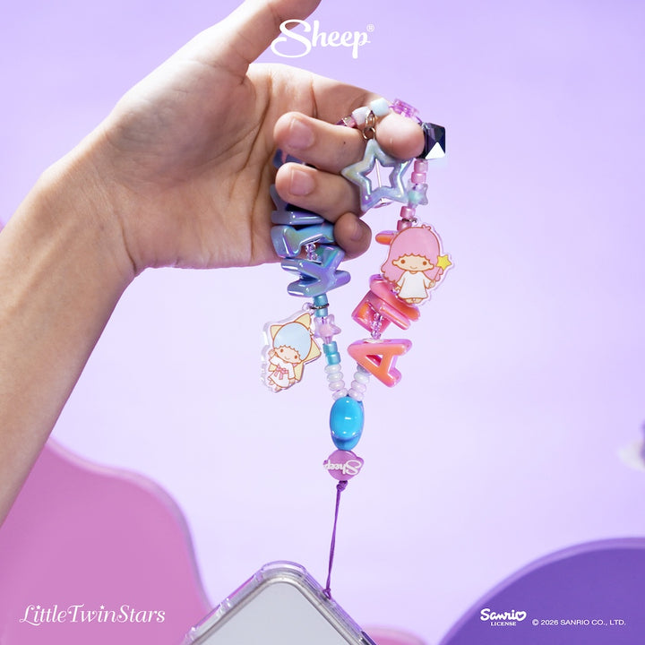 สายห้อยมือถือ little twin stars phone charm kiki lala ลิตเติ้ลทวินสตาร์ ใช้คู่เคส sanrio ลิขสิทธิ์แท้ accessories ซานริโอ้