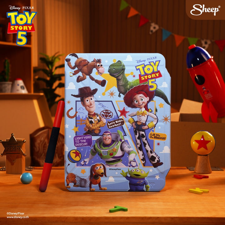 เคส ไอแพด ทอย สตอรี่ สีฟ้า ลิขสิทธิ์แท้ ดิสนีย์ พิกซาร์ กันกระแทก กันงอ toy story 5 ipad case disney pixar แถม ปลอกปากกา
