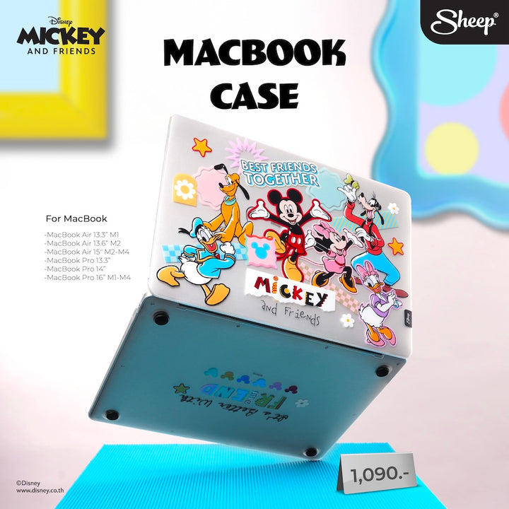 เคส macbook case mickey and friends เคสแมคบุ๊ค มิคกี้ เม้าส์ กันรอยนิ้ว