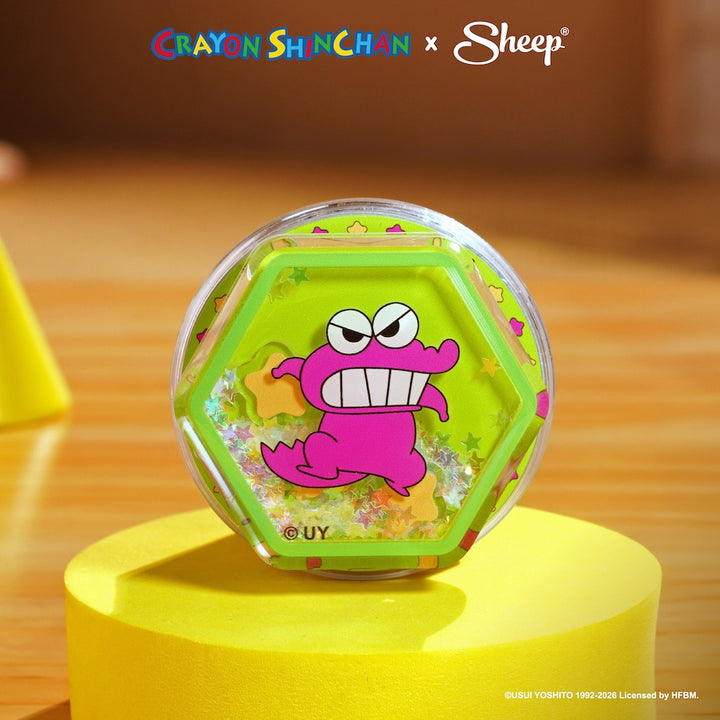 Crayon Shinchan ลิขสิทธิ์แท้ ชินจัง ที่แปะมือถือ ใช้คู่เคส MagSafe Phone Grip ดีไซน์ Chocobi สีชมพู สีเขียว