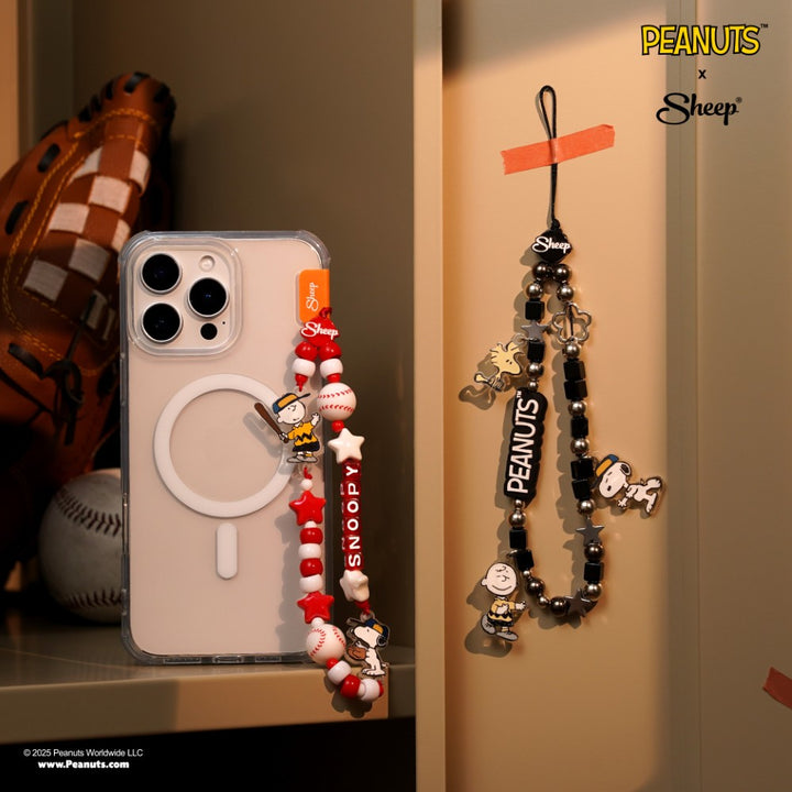 เคส Peanuts Charm Peanuts Accessories Snoopy ลิขสิทธิ์แท้ สายคล้องมือสนูปปี้