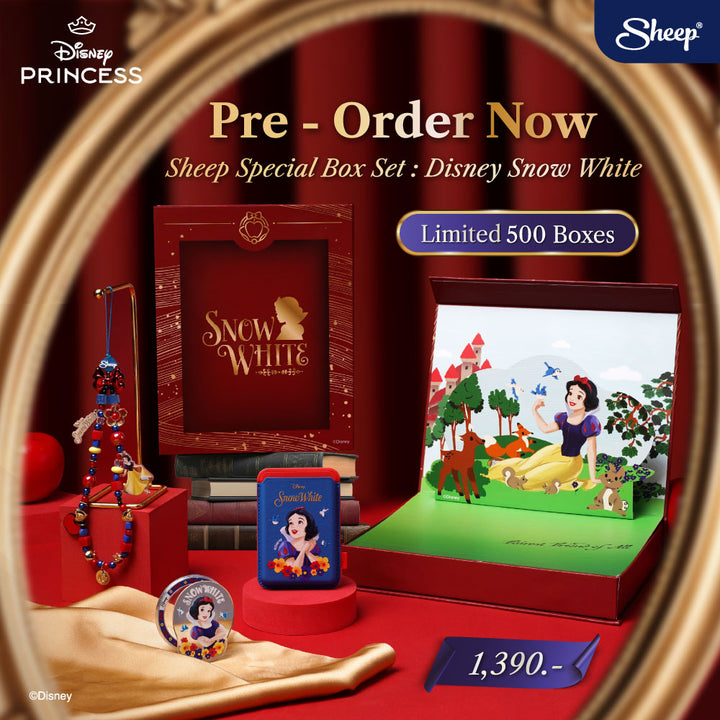 สโนว์ไวท์ Disney Box Set ลิขสิทธิ์แท้ MagSafe Griptok Magsafe Wallet Phone Charm Sheep